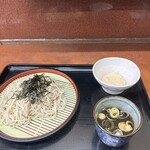 Minogasa - ざるそば460円と山芋200円