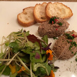 Restaurant Hamy's Karuizawa - 豚肉と鶏レバーの和風パテ　バケット添え
