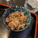 みやだい倶楽部 - 小鉢の牛しぐれ煮