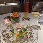 銀座 レカン - コウギョクデザートというワイン美味しかった　