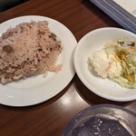 Daiyamondo Suteki - 兄ぃ食前飯は、五穀米とサラダ…