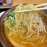 めん屋　北闘馬 - 麺は好みの縮れ麺