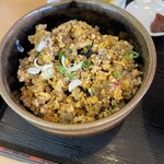 めん屋　北闘馬 - 肉玉丼