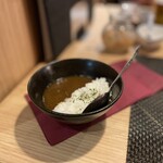 シュラスコレストラン カレンドゥラ SHIZUOKA いつでもレモンサワー - 〆のビーフカレー