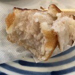 中華菜館 福壽 - ハトシの断面アップ