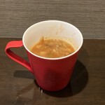 BARU 竹末 - 朝食セット(野菜のスープ)