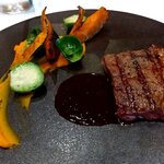 レストラン マノワ - 肉・カナダ産・牛肉サーロインのグリエ　ボルドレーズソース（2023.9）