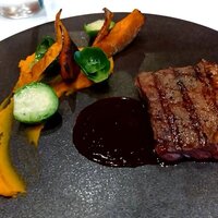 レストラン マノワ - 肉・カナダ産・牛肉サーロインのグリエ　ボルドレーズソース（2023.9）