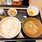 Sukiya - たまかけ朝食＆鶏つくねごぼう汁