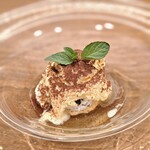 麻布Lasen - レモンのティラミス　アフォガード仕立て