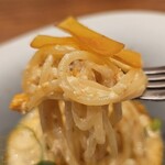 麻布Lasen - 生雲丹とサルデーニャ産からすみのスパゲッティーニ