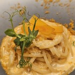 麻布Lasen - 生雲丹とサルデーニャ産からすみのスパゲッティーニ