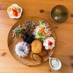 cafe こころひかる - ココヒカワンプレート（1300円）