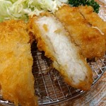 東京シェフズキッチン とんかつ 銀座 梅林 - かなりしっかりした火入れ