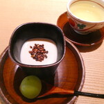 Nihon Ryouri Fujii - 豆乳蕎麦茶プリン