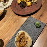 コキノハチナ - 焼きおにぎりと安納芋のバター焼き