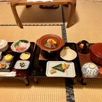 Namegawa Onsen Fukushimaya - 夕食。
