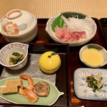 滑川温泉 福島屋 - 昨夜に続き鯉のあらいが鎮座。