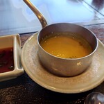 鉄板焼ステーキ 一ッ葉ミヤチク - 2023年9月 スープ