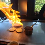 鉄板焼ステーキ 一ッ葉ミヤチク - 2023年9月