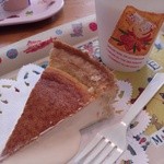 ペンション もみの木 - チーズケーキとホットミルク