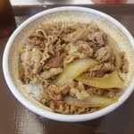 すき家 - 牛丼大盛つゆだく（税込580円）