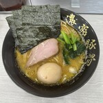 濃密豚骨 福はら - 味玉ラーメン並（かため・ふつう・多め）