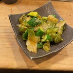 坂上家 - きゅうりとザーサイの付き出し