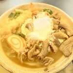 糸庄 - もつ煮込みうどん(卵入り)