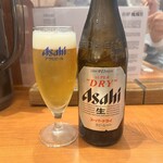 蝋燭屋 - アサヒスーパードライ700円