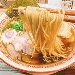 中華そば 朧月 - 淡麗中華そば 朧月(麺リフト)