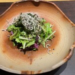 わたべ - じゃこと水菜のサラダ