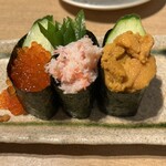 回転寿司 鮮 - 北海3種