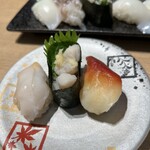 回転寿司 鮮 - 貝3種