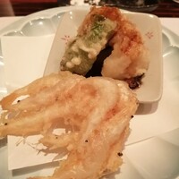 てん樹 北野坂店 - 海老のかき揚げ・鱧