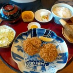 かつ盛 - とちぎゆめポークひれかつ膳(小)1892円  白飯、味噌汁仕様