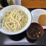 手打麺や 大島 - 二玉とコロッケ