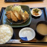 とんかつ和幸 - かりん(一口ひれかつ、いかフライ、チーズ入りメンチカツ)