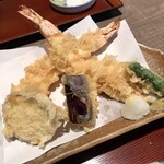 Tanaka - 衣はサクサク海老の身はプリっと美味しいです。