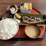 おやじ - ◆ 焼魚定食 (ご飯大盛り) ¥800-