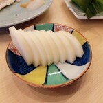 Sushi Misawa - 大根漬物（サービス）