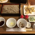 那須高原蕎麦 石心 - 季節の天ぷらもりそば