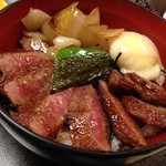 人形町今半 - ランチのステーキ丼！