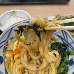 丸亀製麺 - 混ぜると美味そう！