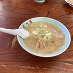 Gakunoya - 塩ラーメン　半麺　580円