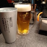 Momidare Yakiniku Shishirou - メガレモンサワーとビール大