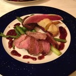 リストランテ・マッサ - シャラン産鴨のロースト　　スペシャル付け合わせ