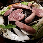 文重郎じんぎすかん - ソーセージも美味しかった