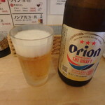 全色 - 瓶ビール　オリオン¥650