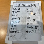 焼鳥 はちまん - メニュー